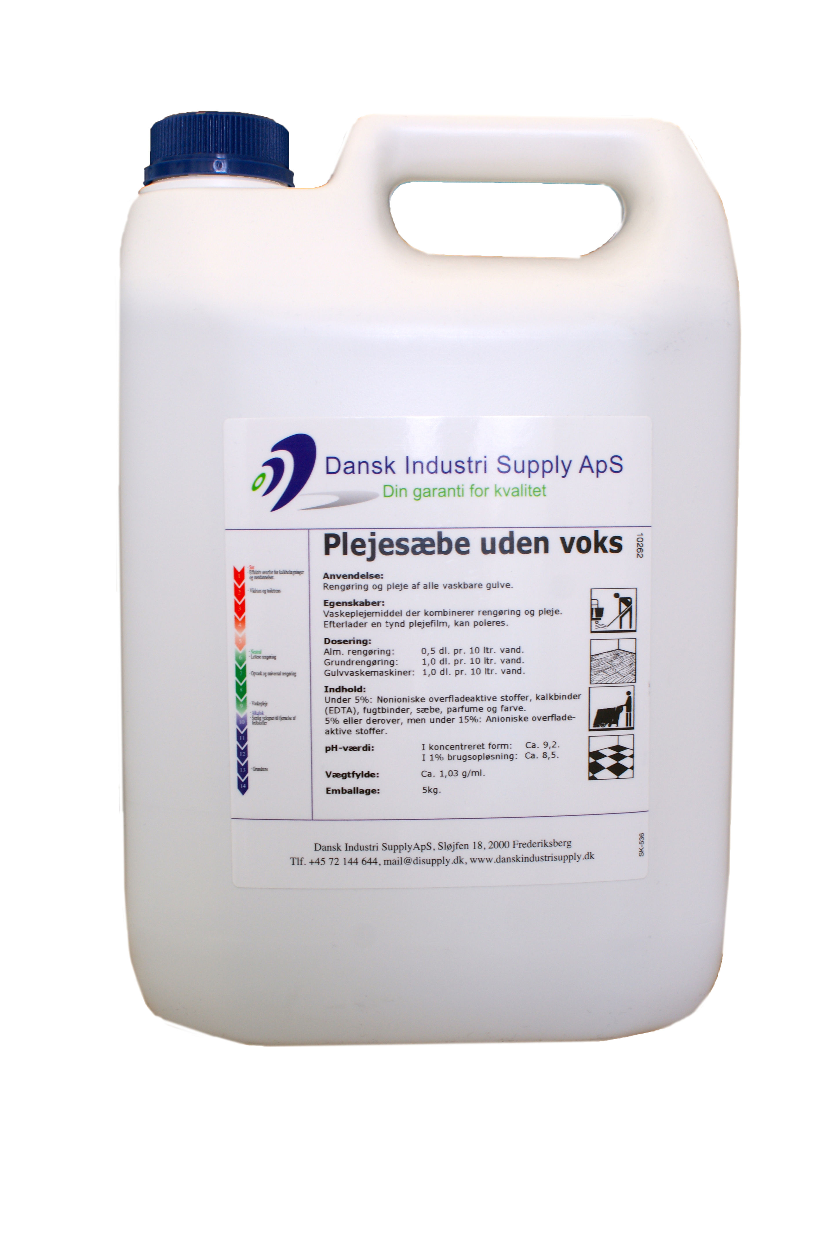 DIS plejesæbe uden voks 5 l. svane (3)