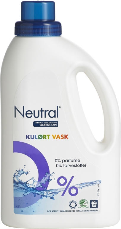 Neutral flydende tøjvask color 940 ml. (6)