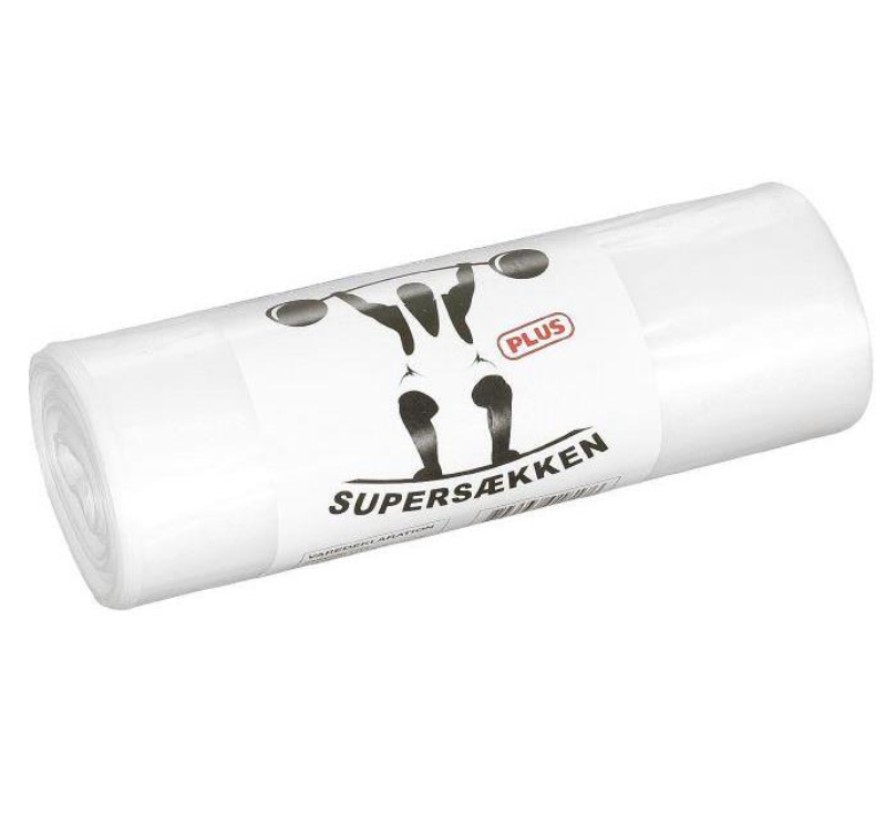 Sække transparent rl. supersæk (15)