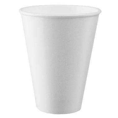 Termobæger 240 ml. 8 oz Ø80 x98 mm EPS hvid 25x50 stk.