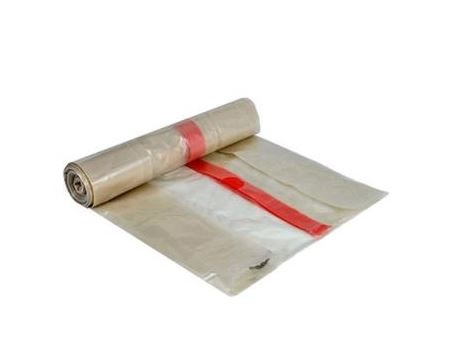 Sække transparent 70x101cm. med snørreluk (10)