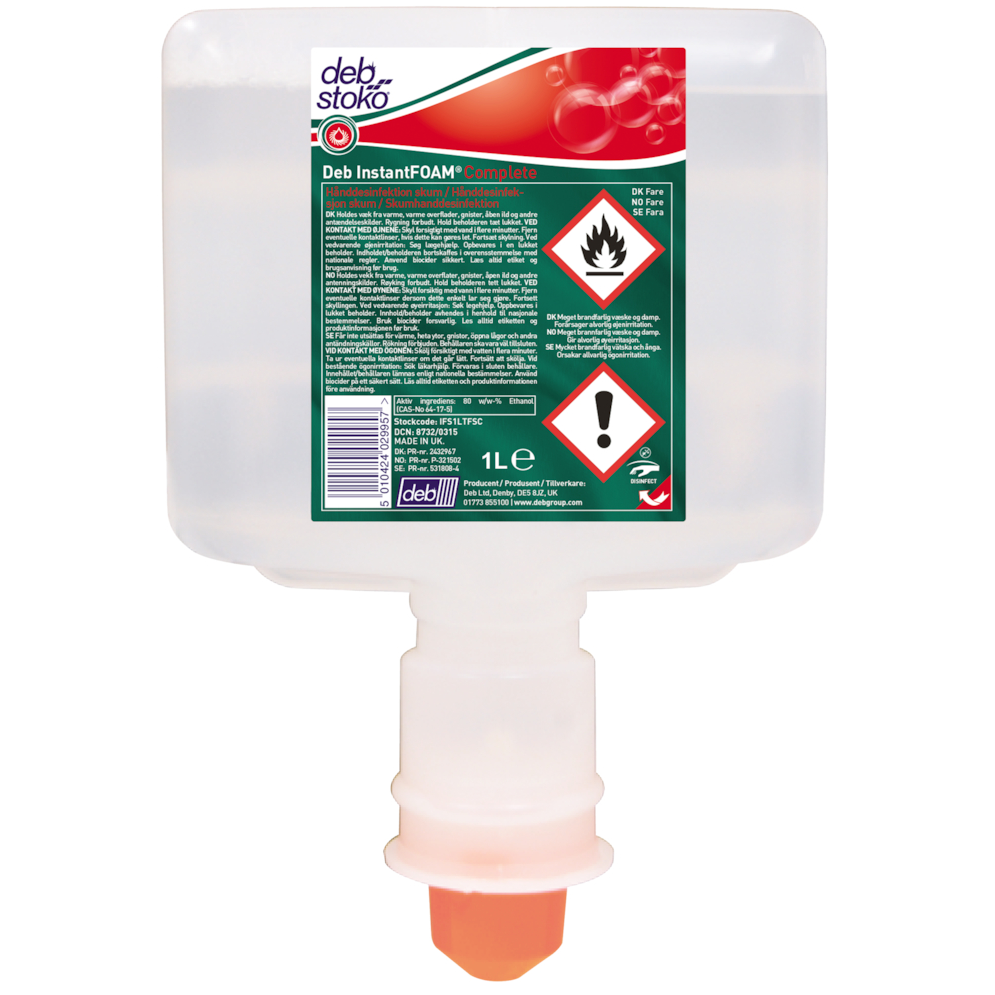 Deb instant foam complete 1l. touchfree