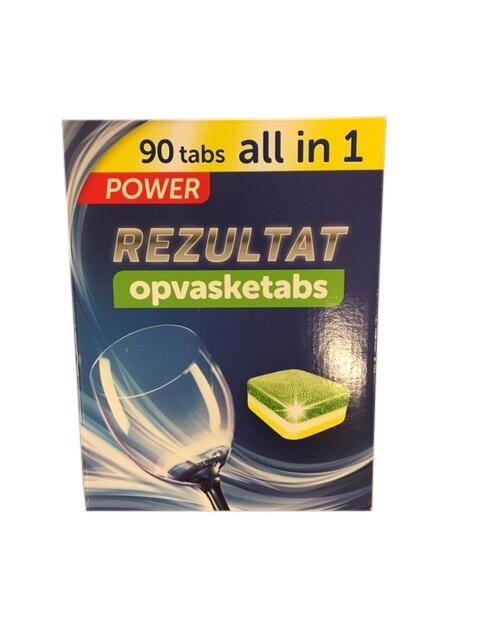 Opvasketabs 90 stk. Rezultat all-in-1