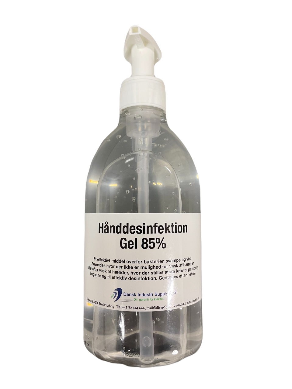 DIS hånddesinfektion 85% 500 ml.