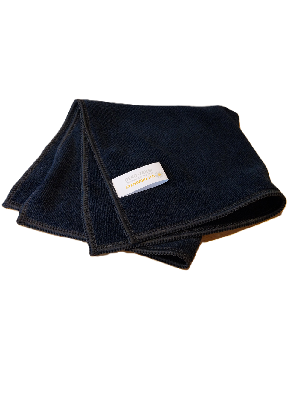 Microfiberklud 40x40 cm. sort