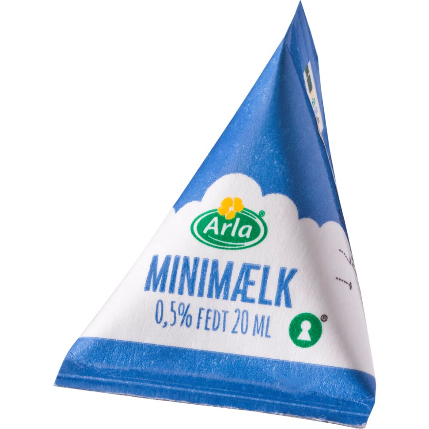 Kaffemælk Arla minimælk 20 ml. 100 stk.
