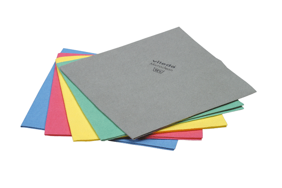 Vileda microfiberklud blå