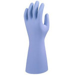 Gummihandske blå str. small